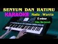 Download Lagu SENYUM DAN HATIMU - Ikke Nurjanah | KARAOKE Nada Wanita, HD
