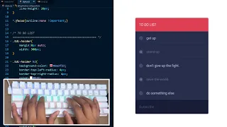 ASMR Programming - To Do List using JavaScript