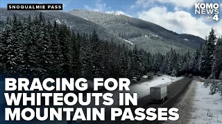Feet of snow gusts up to 50 mph expected in the Cascade and Olympic Mountains