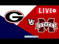 🔴 LIVE: Georgia vs Mississippi State | NCAA College Football Full Game | Bulldogs vs Bulldo | MADDEN