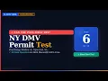 NY DMV Permit Practice Test 6 2026 Parking Rules Regulations 20 Questions NY Driver s Test