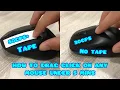 TUTORIAL How to drag click on any mouse tape and no tape
