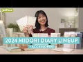2024 Midori Diary Lineup Accessories
