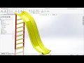 SolidWorks Tutorial How to use Swept Boss Base Slippery Slide for Kids
