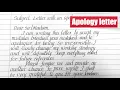 Apology Letter for mistake Apology Letter to company How to write apology letter
