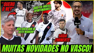 RENATO QUER NEYMAR NO VASCO! CUIABANO SE DECLAROU! JP, FRANÇA, HINESTROZA E ADSON TITULARES?