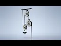 Download Lagu Tutorial : Rope Pulley  Mechanism using Parametric Animation in Autodesk Inventor