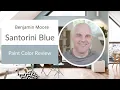 Benjamin Moore Santorini Blue Paint Color Review