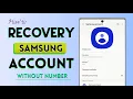 How to Recovery Samsung Account Without Number 2024 Bypass Verification Code
