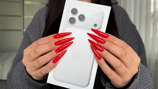 lofi asmr unboxing iphone 17 pro max no talking 