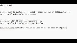SQL Tutorial for Beginners Introduction to SQL Episode 1