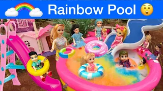 வசந்த காலம் Episode - 356 | Rainbow Swimming Pool சூப்பரா இருக்கு 😅| Roja Theja barbie videos tamil