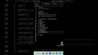 TikTok Logo in Python Programming