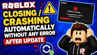 How To Fix Roblox Closing Crashing Automatically Without Any Error After Update