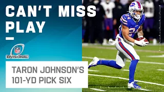 Taron Johnson Pulls Reverse Uno Card on Lamar for 101-Yd Pick 6