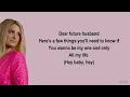 Download Lagu Meghan Trainor - Dear Future Husband (Lyrics)