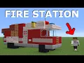 Lagu Minecraft: 15+ Fire Station Build Hacks!
