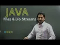 File Handling in Java Streams in Java with iSyllabi
