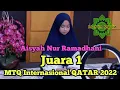 Download Lagu Aisyah Nur Ramadhani | Juara 1 MTQ Internasional QATAR 2022