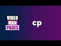 cp - copy files and directories