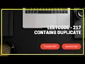 Leetcode - 217