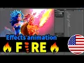 FIRE Particle simulation in Spine 2D HeyGen Version
