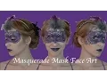 Masquerade Mask Face Art Tutorial
