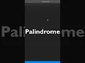 What is Palindrome Crazy Codes Python Tamil Palindrome in python