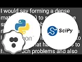 Scipy Linear programming with sparse matrices