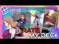 Download Lagu Rate My Deck - BlueGreen Wing and RedBlue Zaft, Neo Zeon, Federation I Gundam TCG