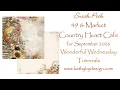 What s on tap for Wonderful Wednesday Sneak Peek of 49 Market Country Heart Cafe Collection