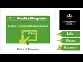 C Series Practice Conditional Statements Part 4