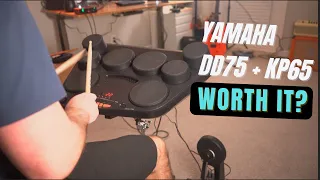 Yamaha DD75 Drum Kit KP65 Kick Tower Worth it