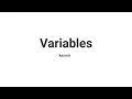 Java Tagalog Tutorial Variables