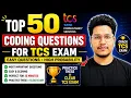 TCS NQT Top 50 Coding Questions Java Python Solutions