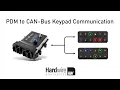 Connecting a PDM to a CAN-Bus Keypad Hardwire Electronics