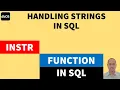 INSTR in SQL INSTR string function