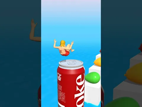 Squeezy Girl Fun Reverse Jumping Gameplay #squeeze #usa #shorts