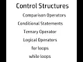 Part 4 Control Structures and Flow