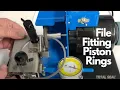 How To Properly Gap A Piston Ring - Setting End Gap With A Total Seal Power Ring Filer