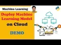 2 Deploy ML on Cloud - Application Demo Deploy Machine Learning Model using Flask Docker and Azure