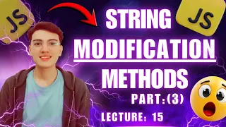 JavaScript String Methods MASTERED toUpperCase replace More Quick Guide