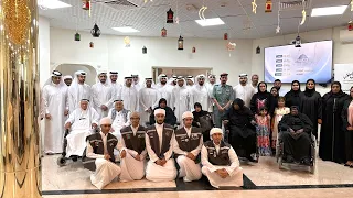 سامح إبراهيم خطار الدار تجمع كبار السن بالزوار على طاولة الإفطار 