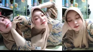 jilbab live bigo pamer belahan