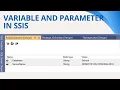 152 Variable and parameter in ssis