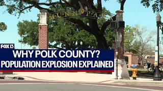 Polk County s population is growing faster than any county in America