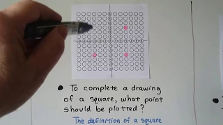 G E D Math 22b Plotting ordered pairs on G E D answer sheet