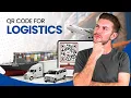 How to make a QR code for Logistics Packaging Tracking Shipping labels and more