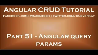 Angular query params