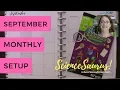 Big Happy Planner September 2018 Month at a Glance ScienceSaurus